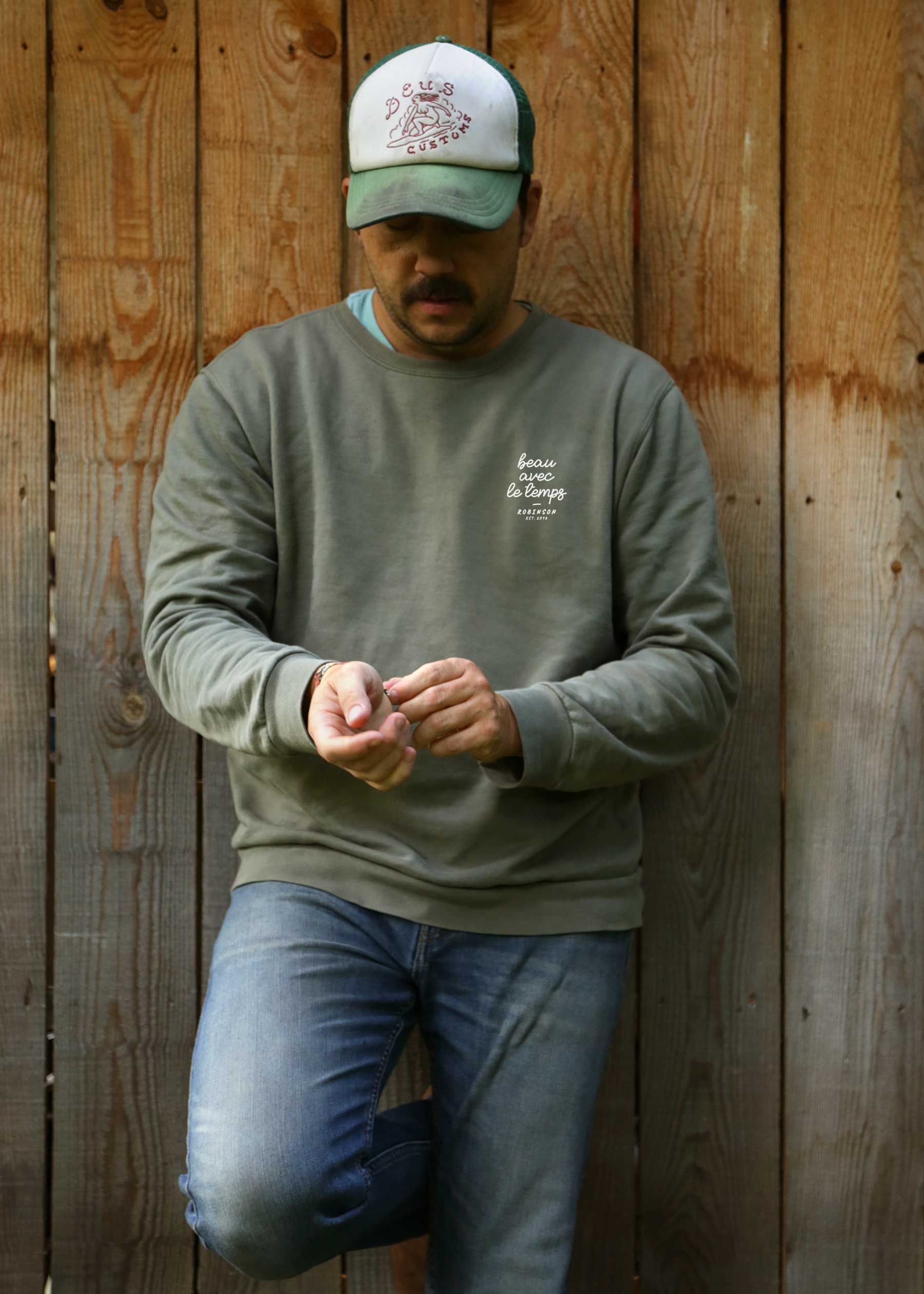 Le Crewneck | Beau avec le temps