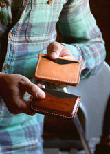 Card Wallet 3 pockets - Oak
