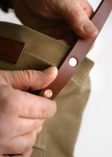 Fourre-tout en coton ciré - Beige