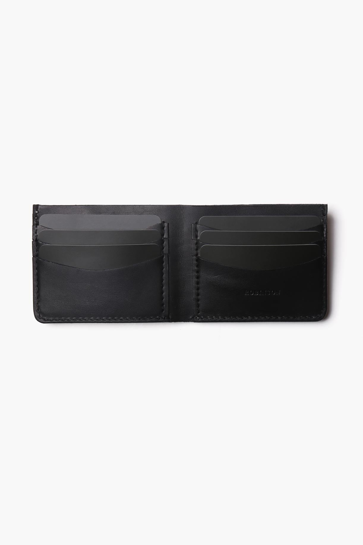 Bifold Leather Wallet (Black)