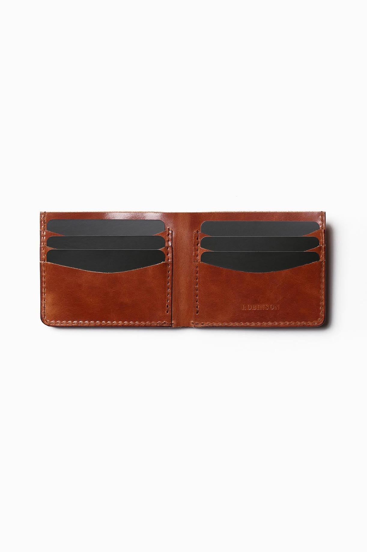 Bifold Leather Wallet (Brown)