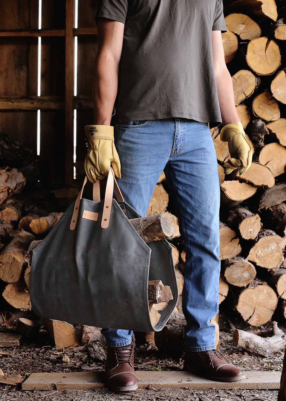 Log Carrier - Charcoal