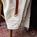 Ceinture mince 1" - Brun