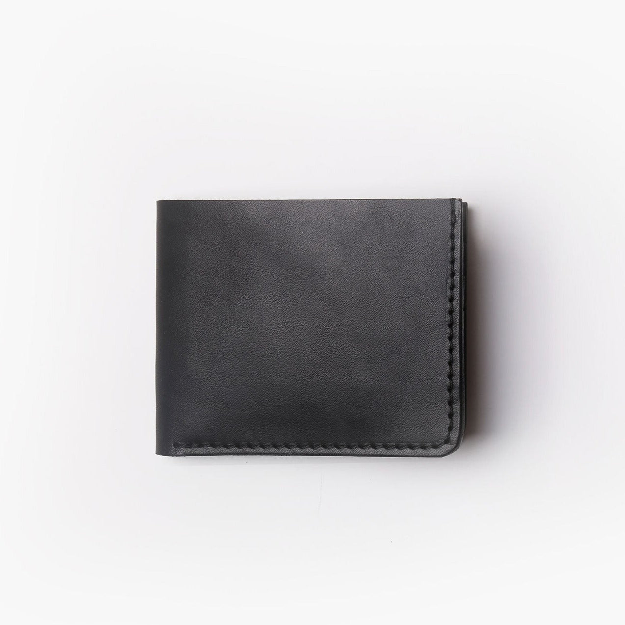 Bifold Leather Wallet (Black)