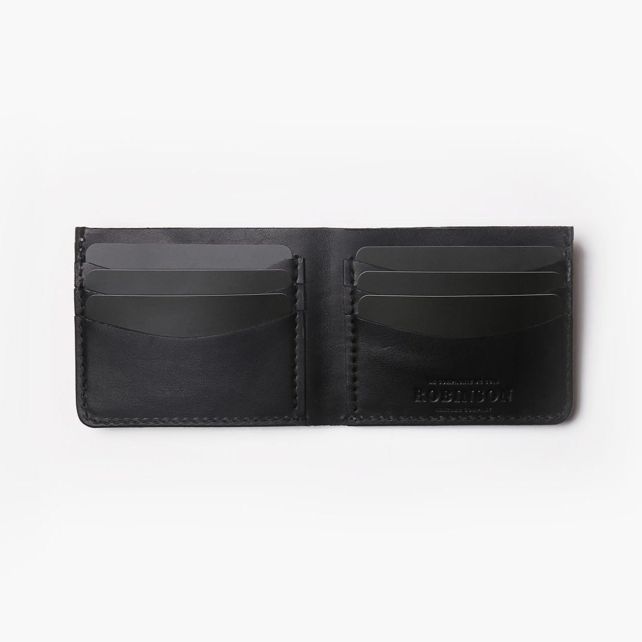 Leather Bifold Wallet - Black