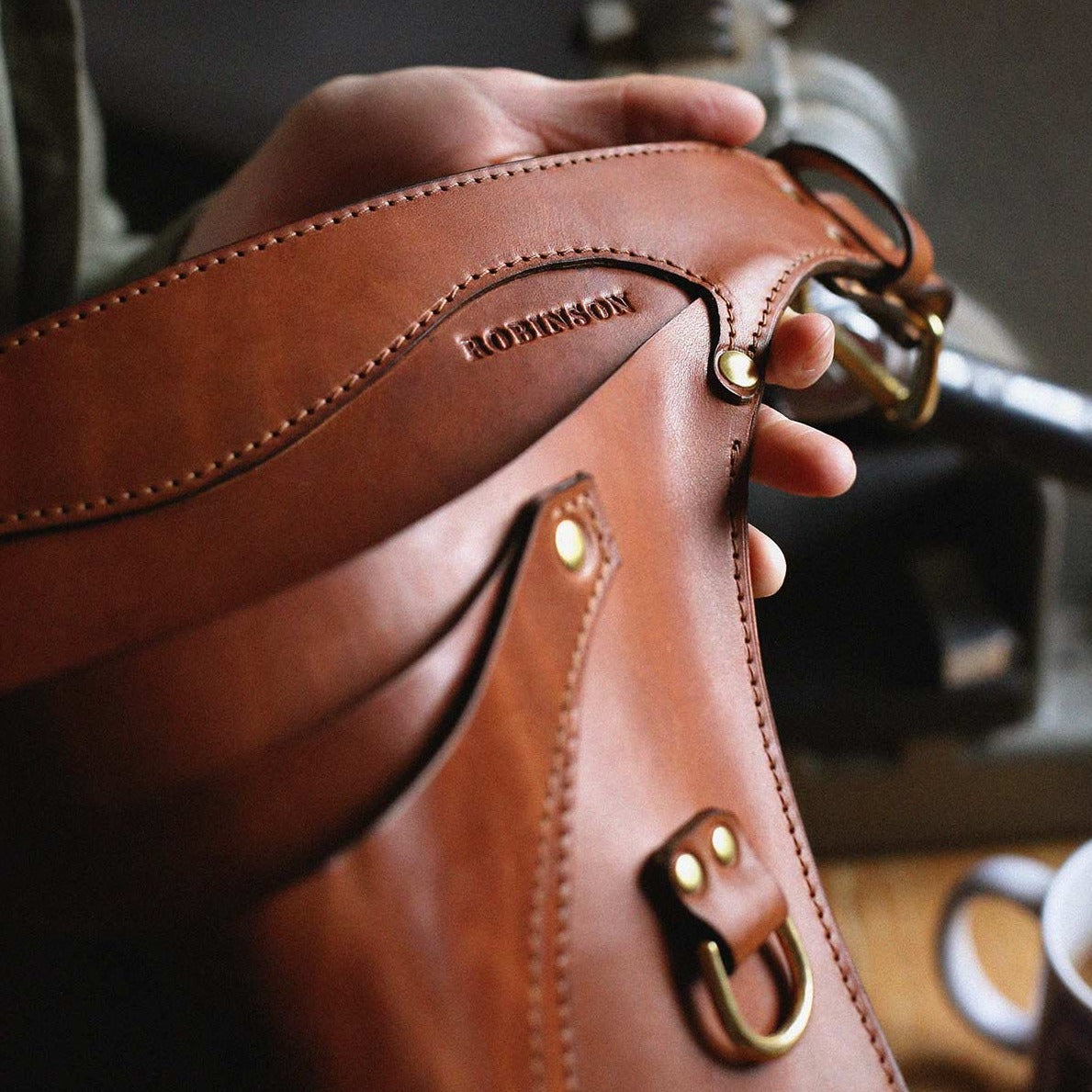 Ceinture de fleuriste - Brun