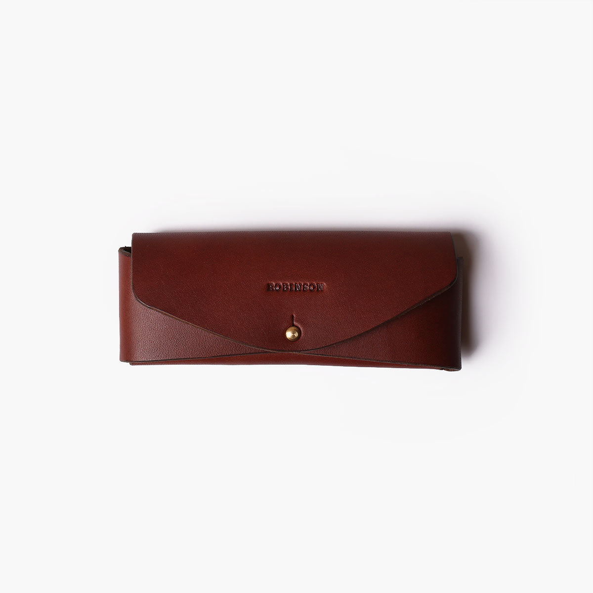 Leather Sunglasses Case - Brown