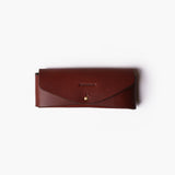 Leather Sunglasses Case - Brown