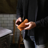 Leather Sunglasses Case - Oak