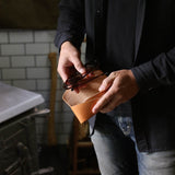 Leather Sunglasses Case - Oak