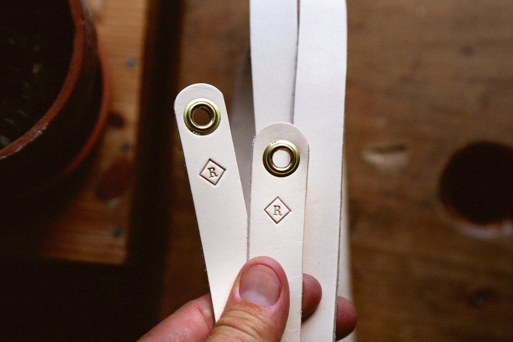 Leather Shelf Straps