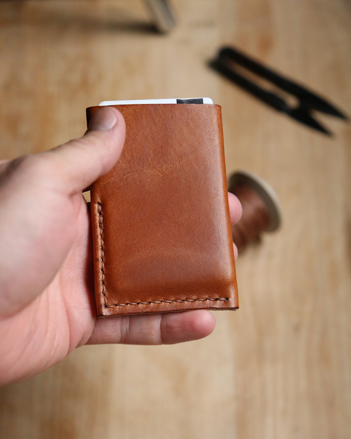 Slim wallet - Brown