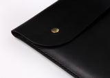 Laptop Leather Sleeve - Black