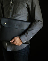 Leather Case Macbook Pro/Air - Black