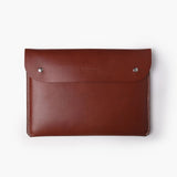Étui en cuir Macbook Pro/Air - Brun