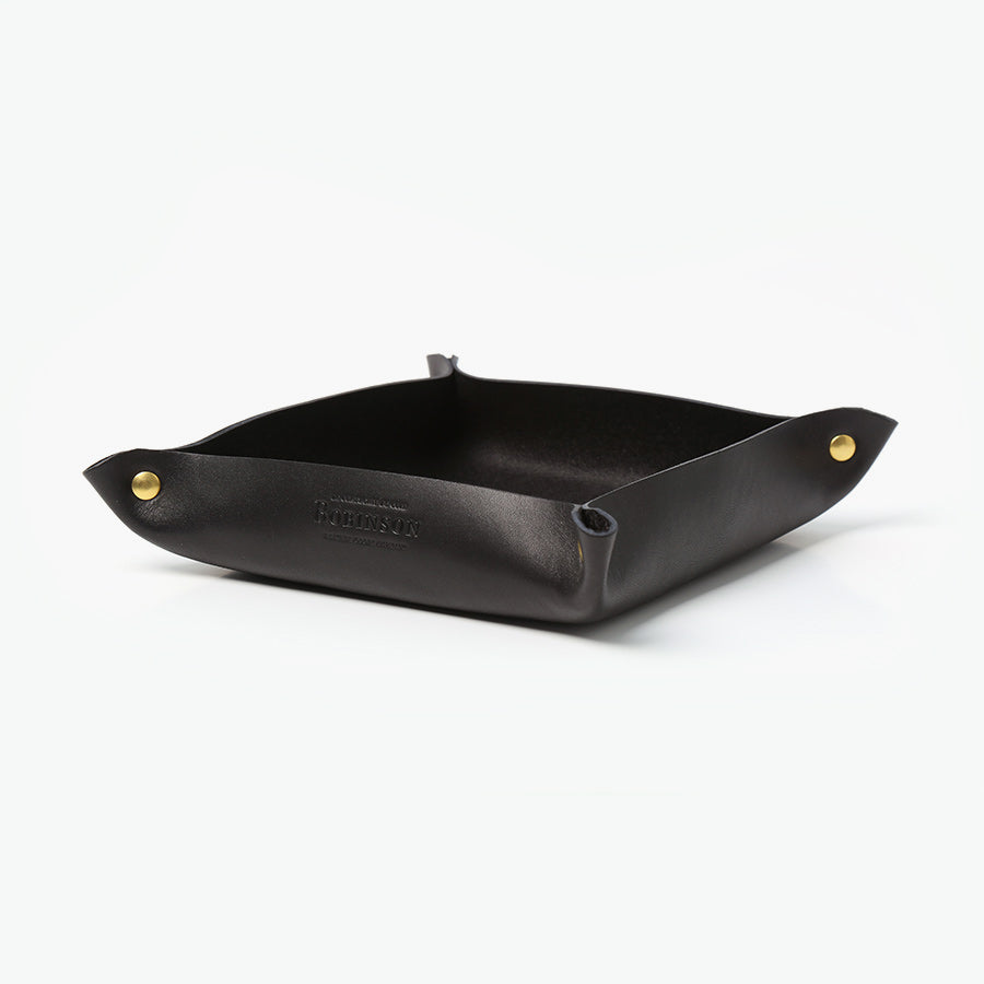 Leather Valet Tray (Black)