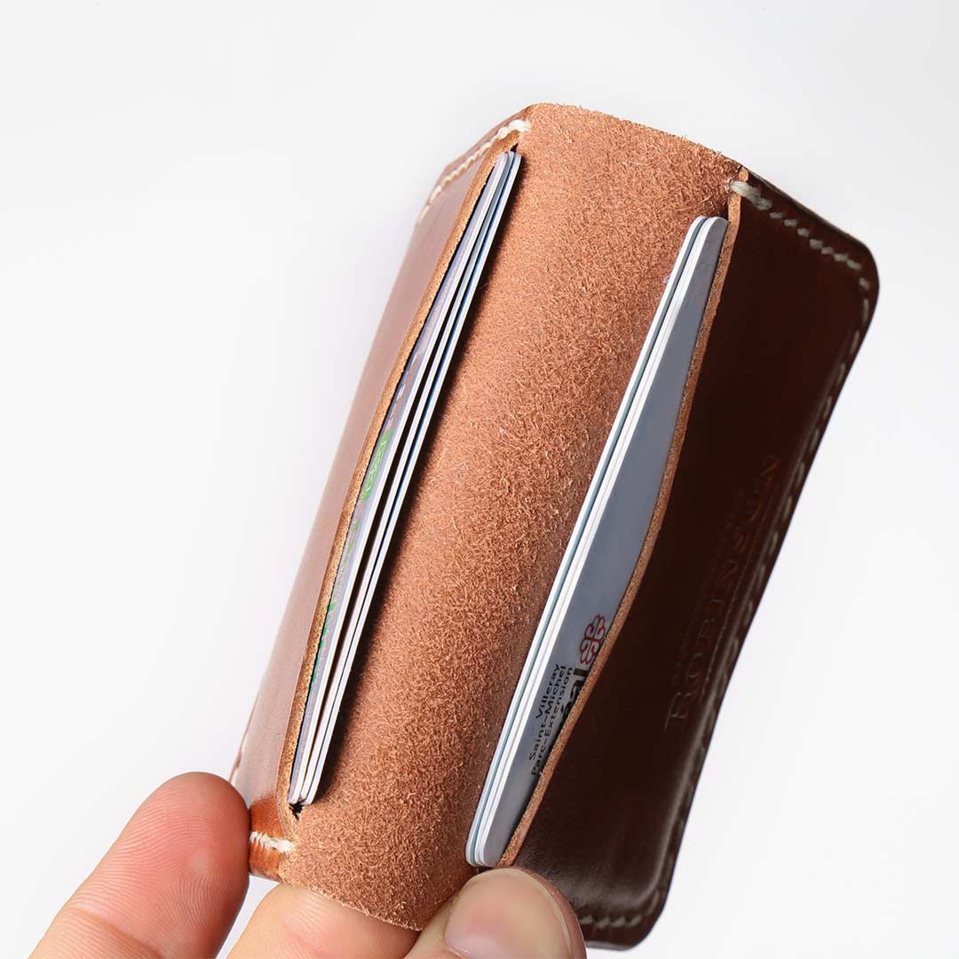 Card Wallet 3 pockets - Brown