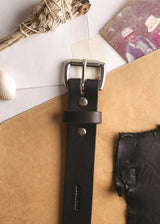 Leather Belt 1 ¼" - Black