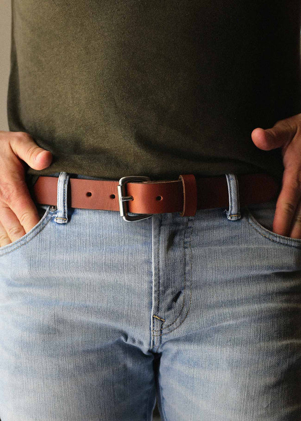 Leather Belt 1 ¼" - Brown