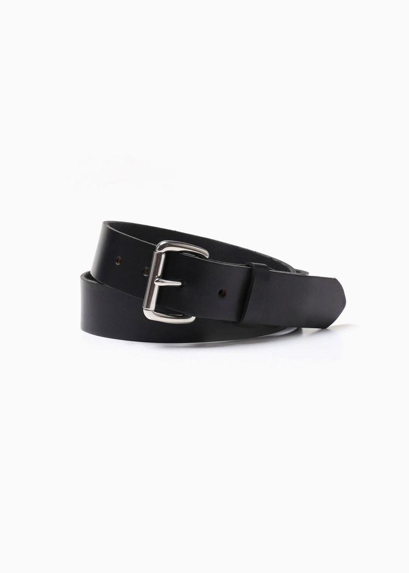 Leather Belt 1.5" - Black