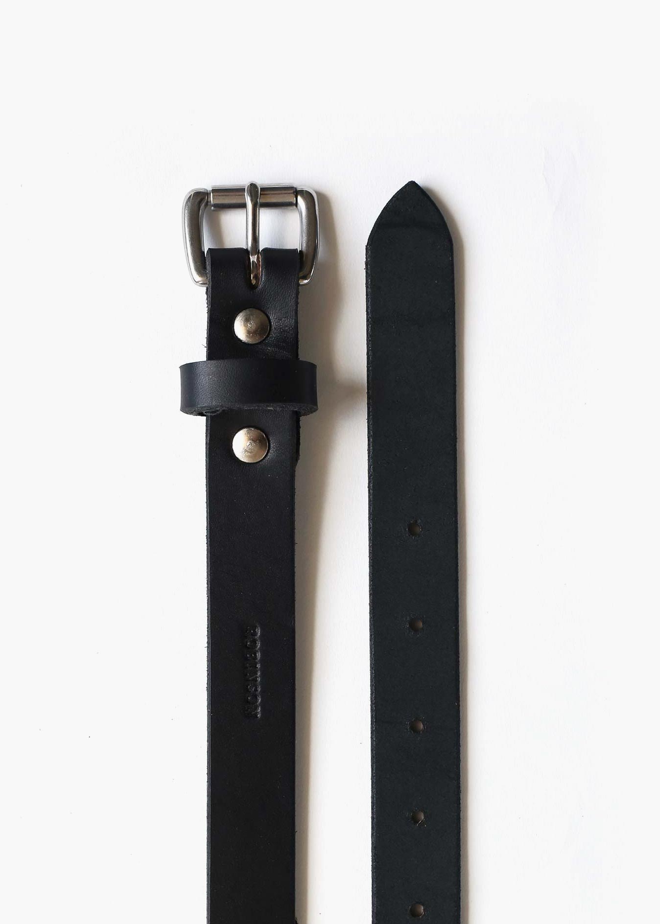 Ceinture mince 1" - Noir