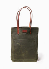 Sac tote en coton ciré - Vert