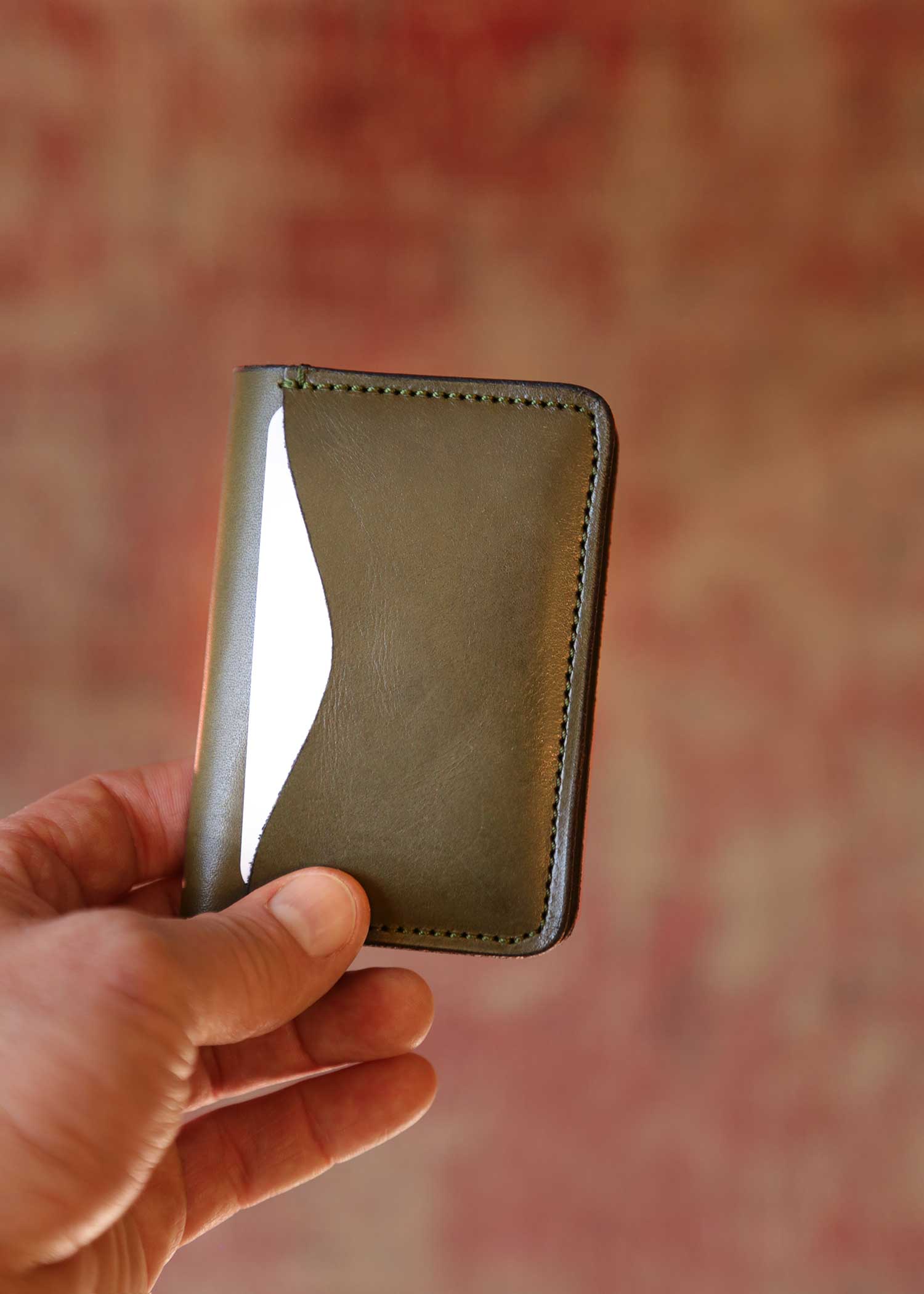 Card Wallet 3 pockets - Green