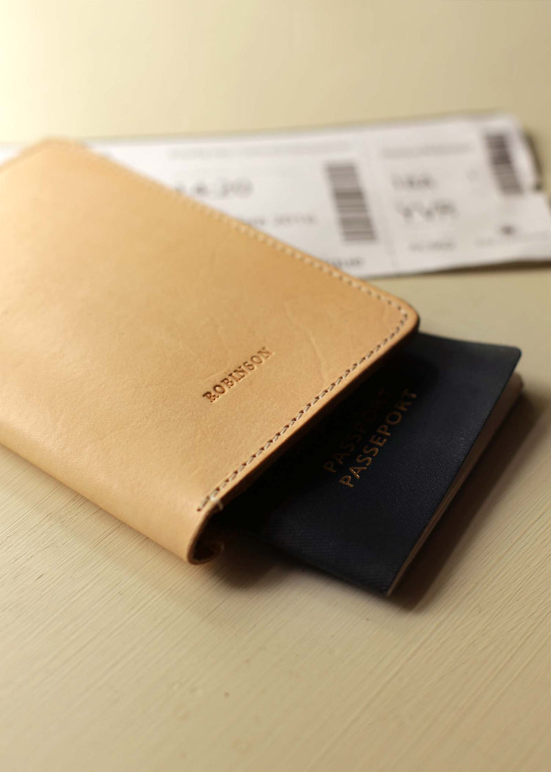 Passport Wallet - Natural