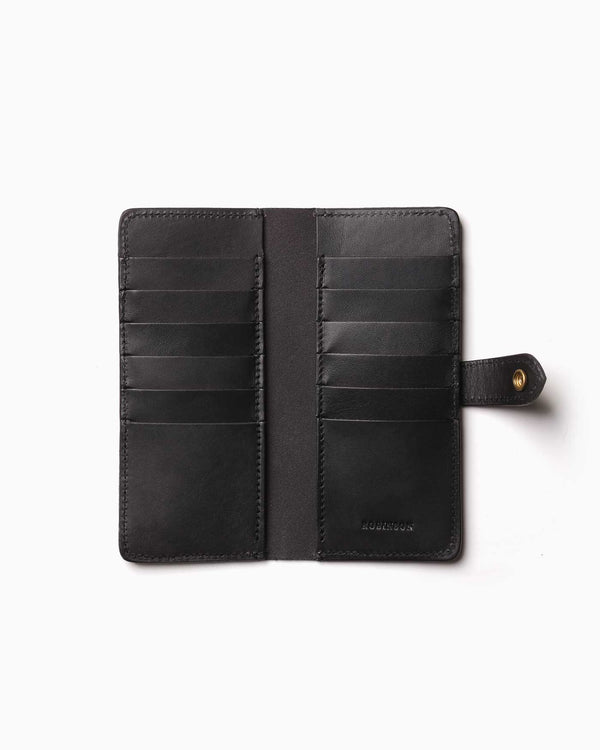 Vertical wallet 12 pockets - Black