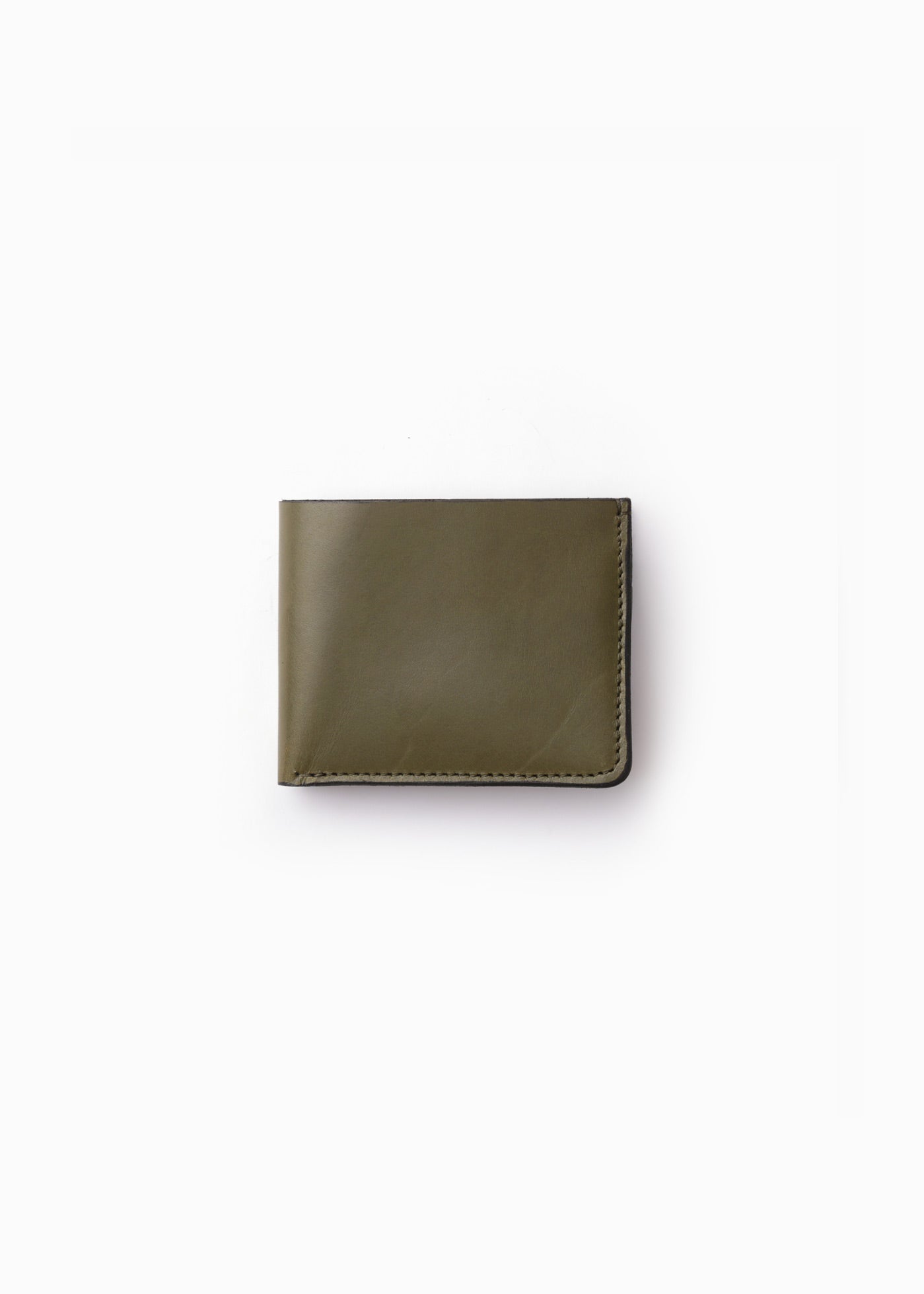 Leather Bifold Wallet - Green