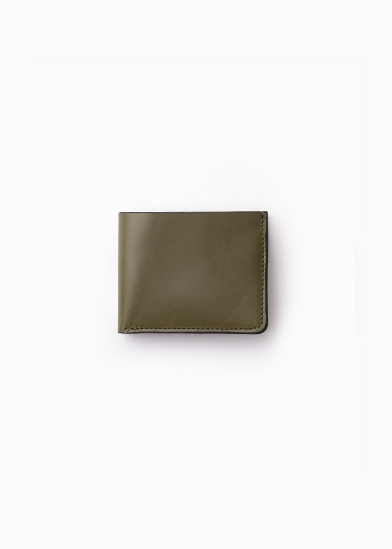 Leather Bifold Wallet - Green