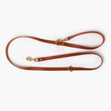 Leather Dog Leash - Brown