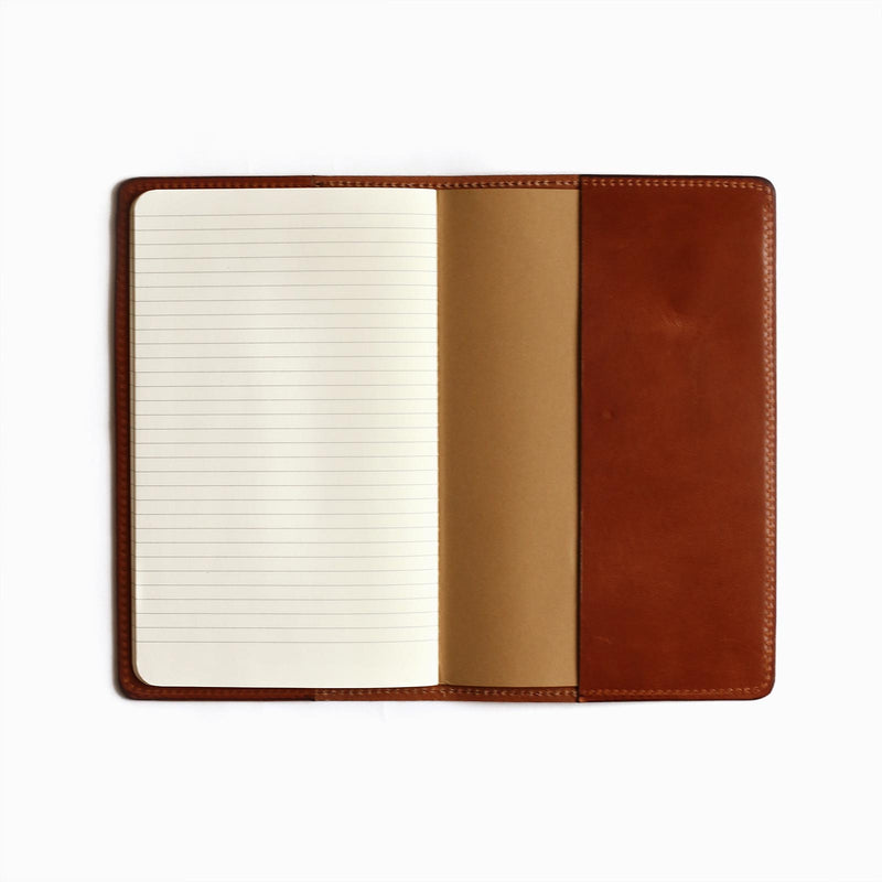Moleskine Cahier Journal Leather Cover - Large - Brown