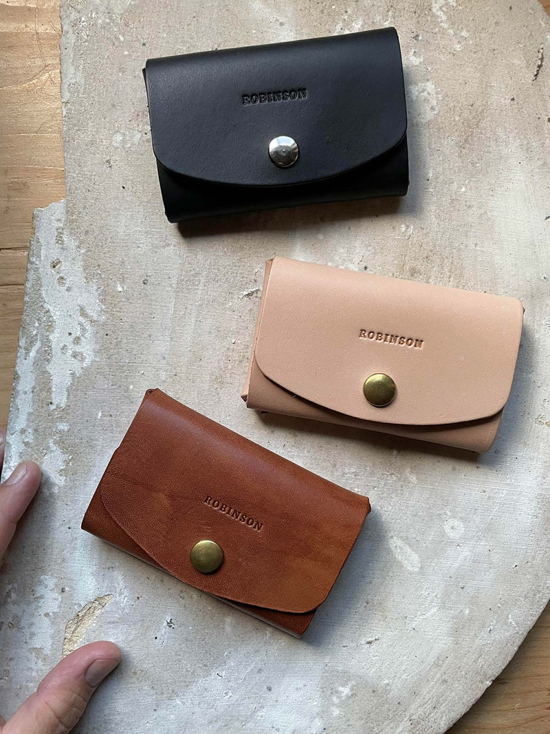 Card holder - brown