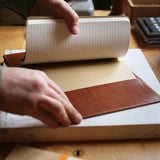 Moleskine Cahier Journal Leather Cover - Large - Brown