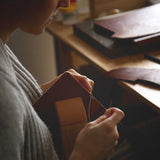Slim wallet - Brown