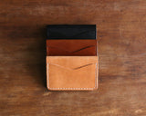 Card Wallet 3 pockets - Brown