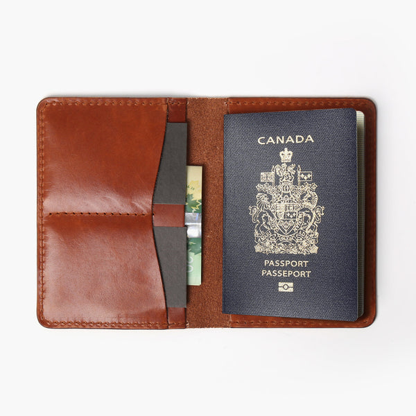 Passport Wallet - Brown