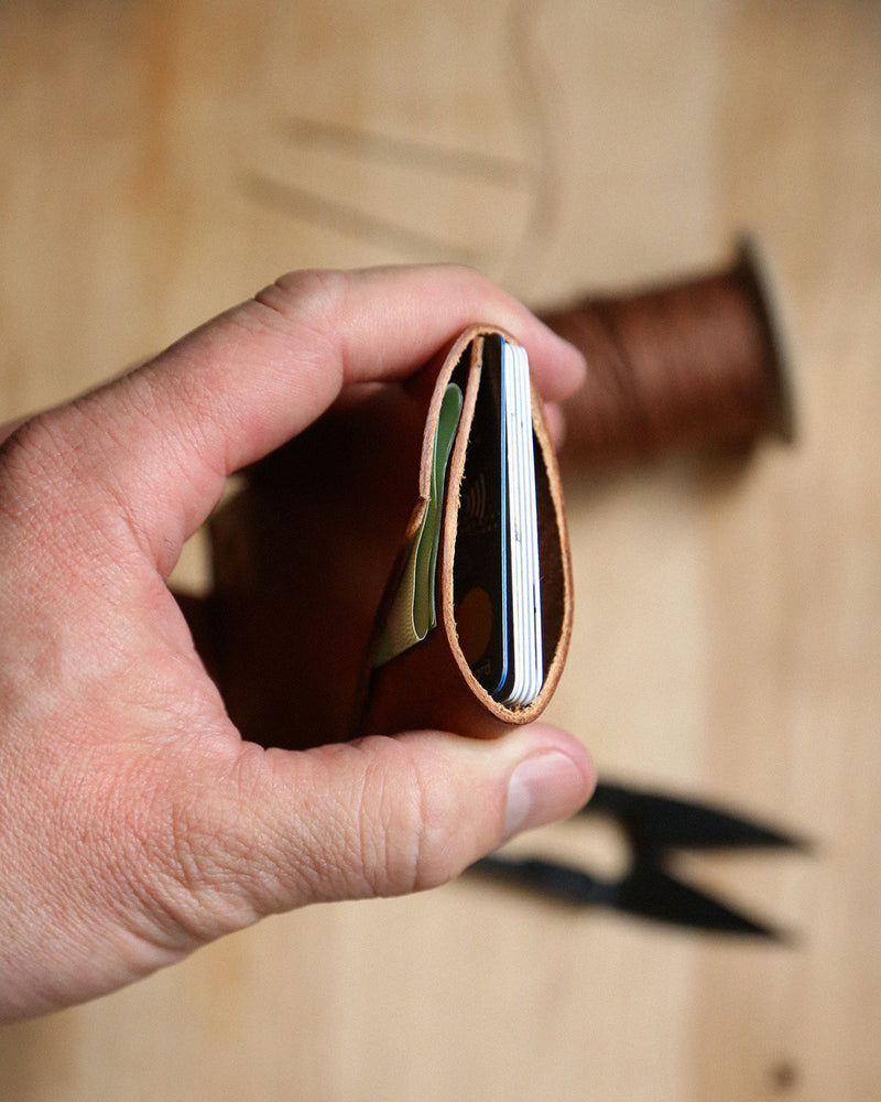 Slim wallet - Brown