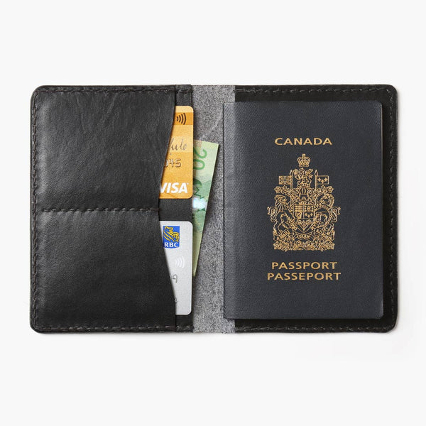 Passport Wallet - Black