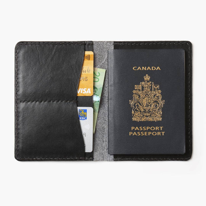 Porte-passeport - noir