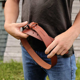 Leather Belt 1.5" - Brown