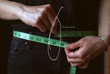 High Waist Leather Belt (3/4") - Black