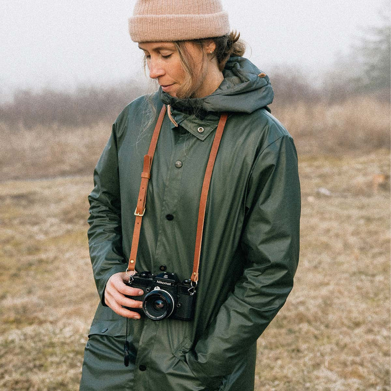 Camera Strap, Vegetable-tanned leather