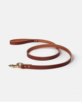 Leather Dog Leash - Brown