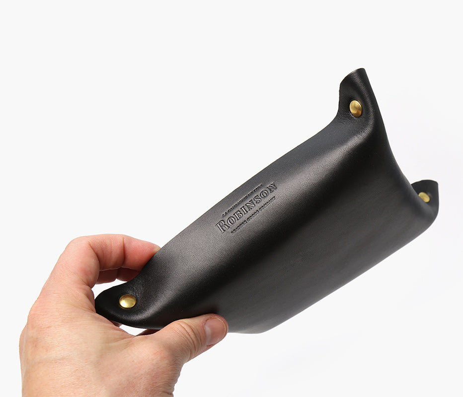 Leather Valet Tray (Black)