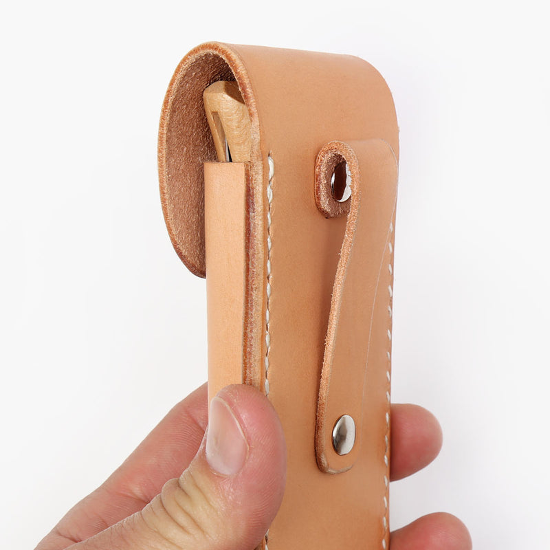 Opinel no.10 Harvest Knife Leather Sheath + Knife (combo)