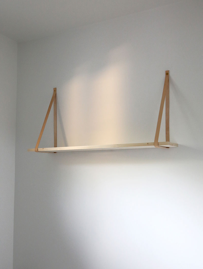 Leather Shelf Straps