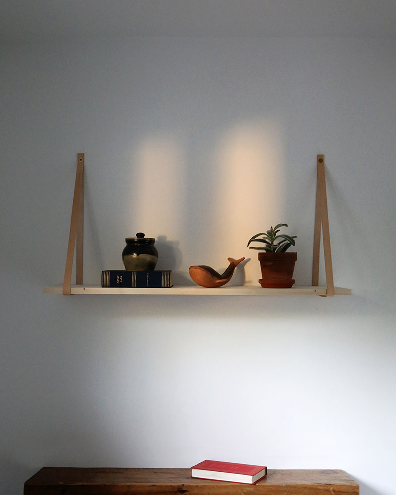 Leather Shelf Straps